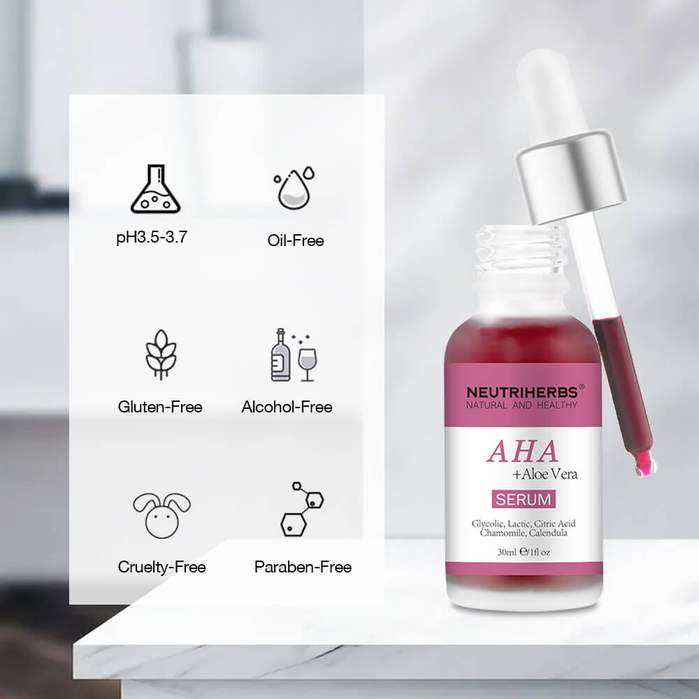 AHA Serum For Exfoliating & Smoothing Skin