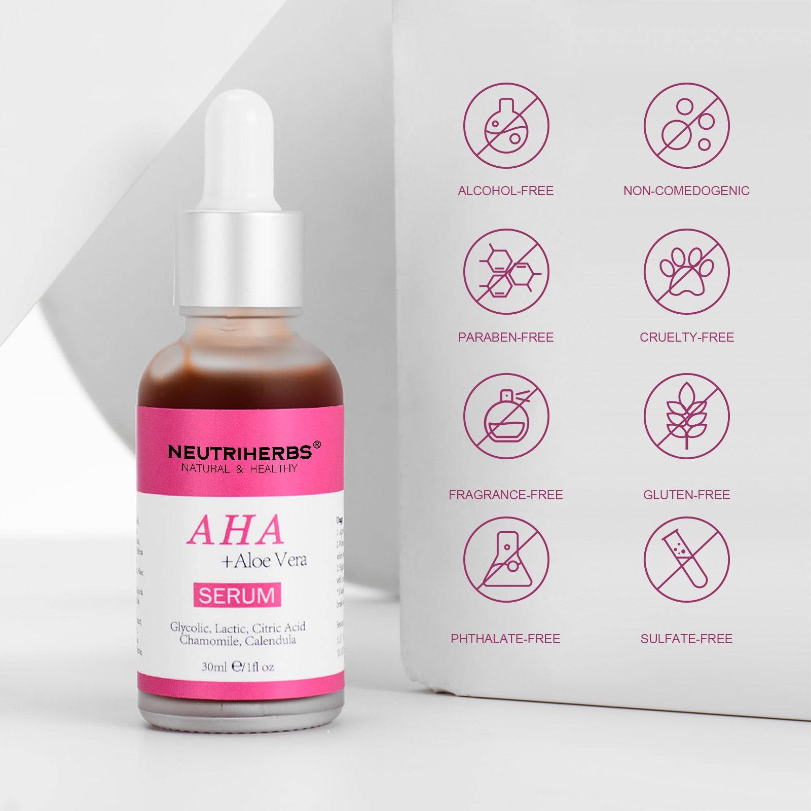 AHA Serum For Exfoliating & Smoothing Skin
