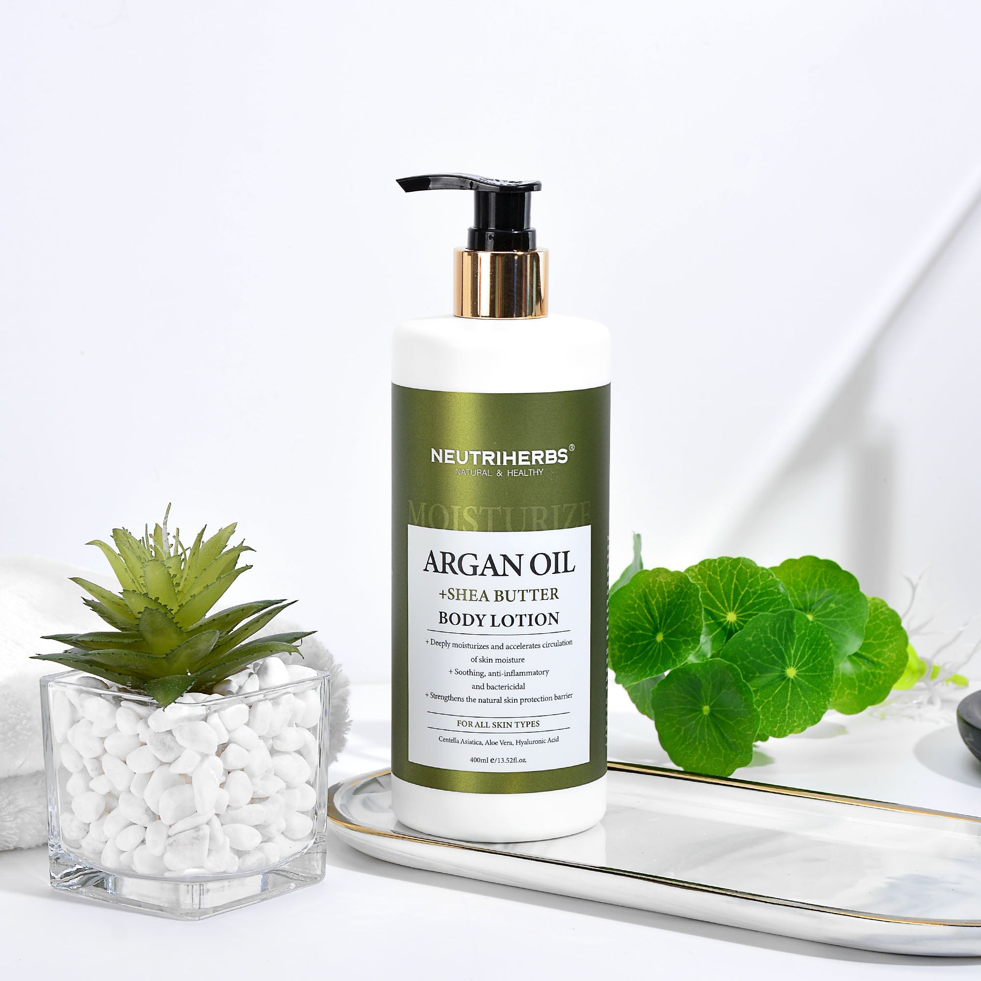 Argan Oil Body Lotion With Shea Butter For Deeply Moisture