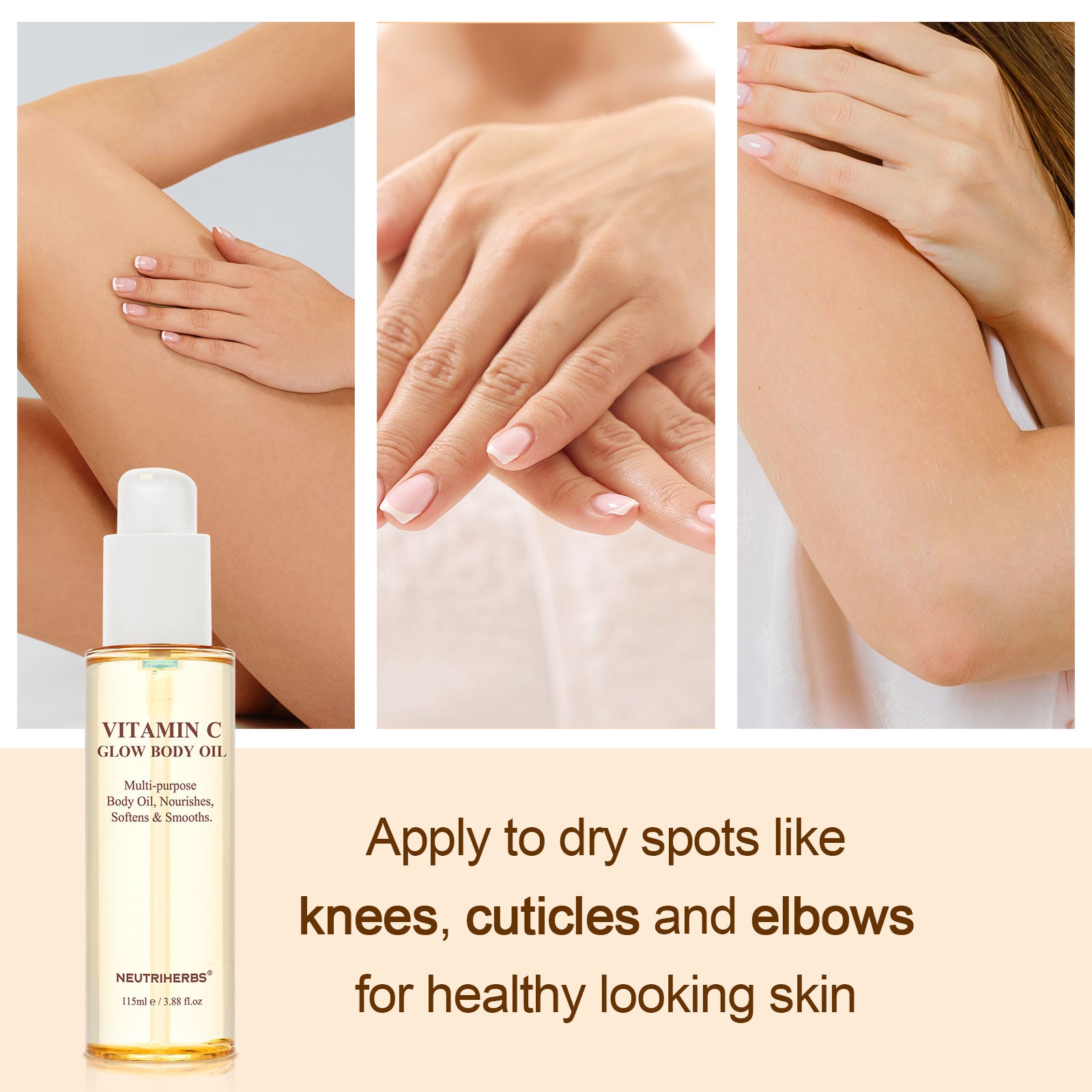 Vitamin C Softens And Smooths Body Oil For Moisturizing