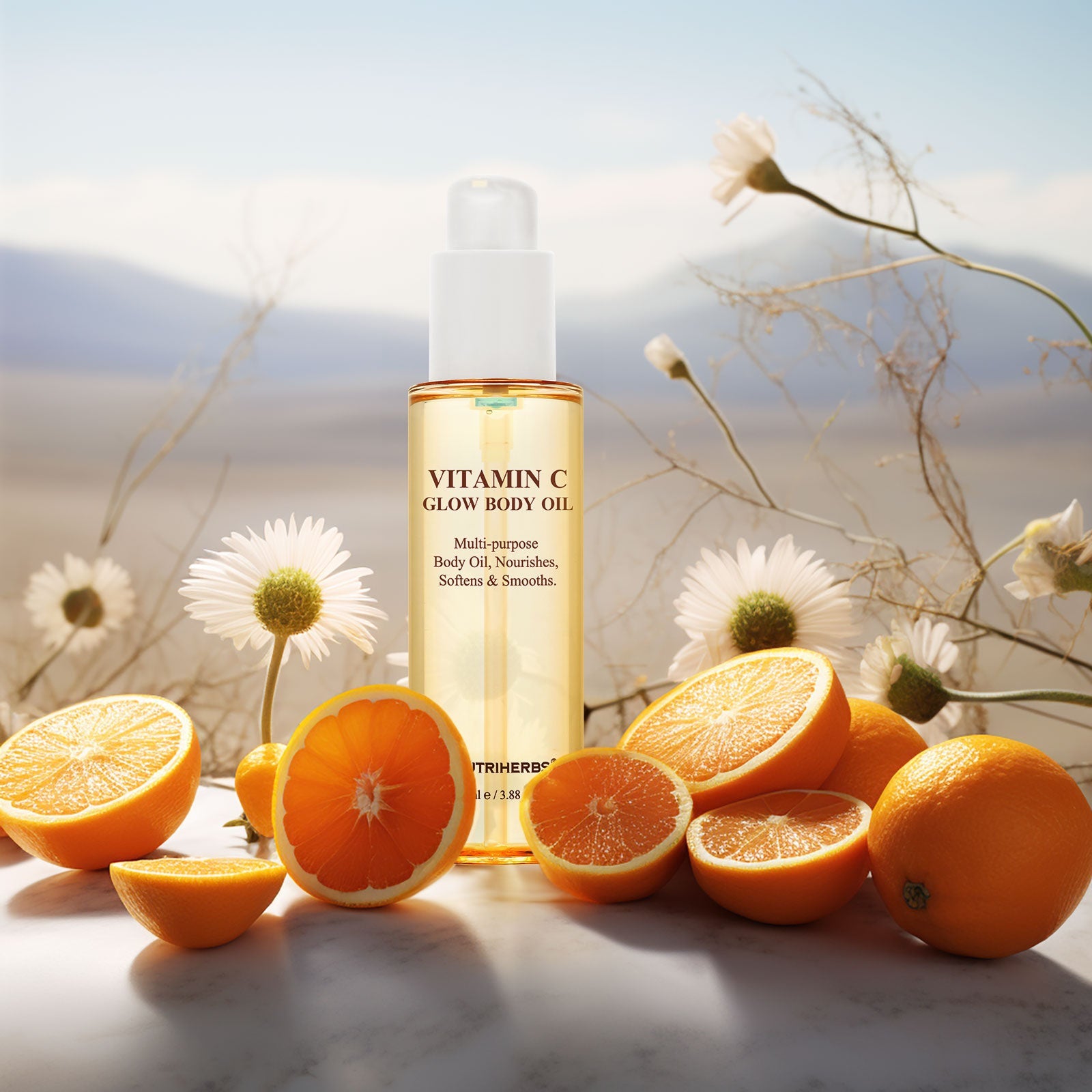 Vitamin C Softens And Smooths Body Oil For Moisturizing