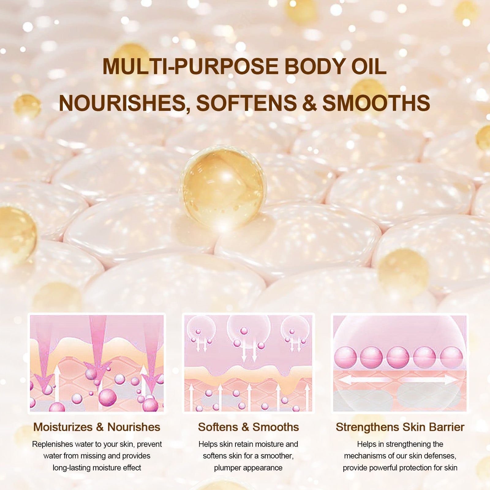 Vitamin C Softens And Smooths Body Oil For Moisturizing