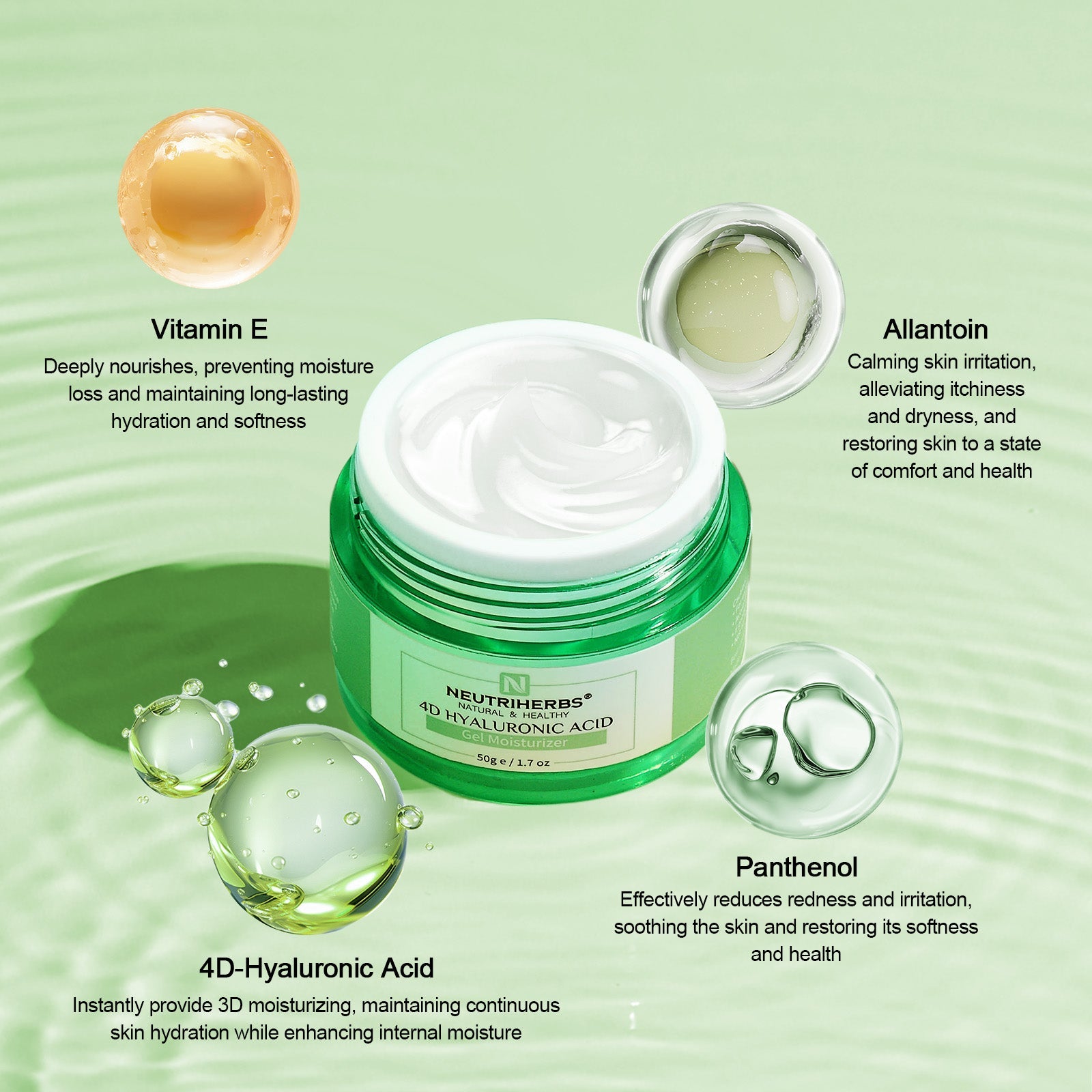 4D Hyaluronic Acid Face Cream Plus 84% Immediate Hydration
