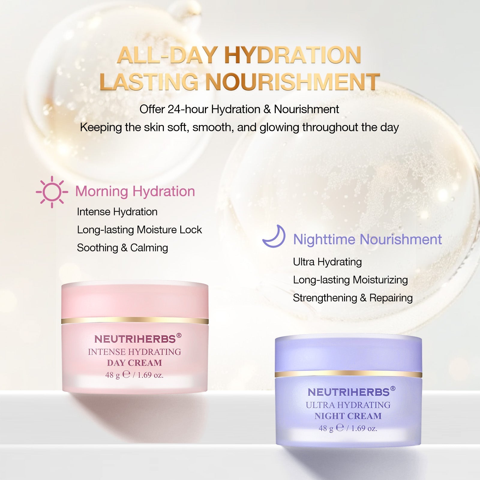 Hydrating Day & Night Cream Set