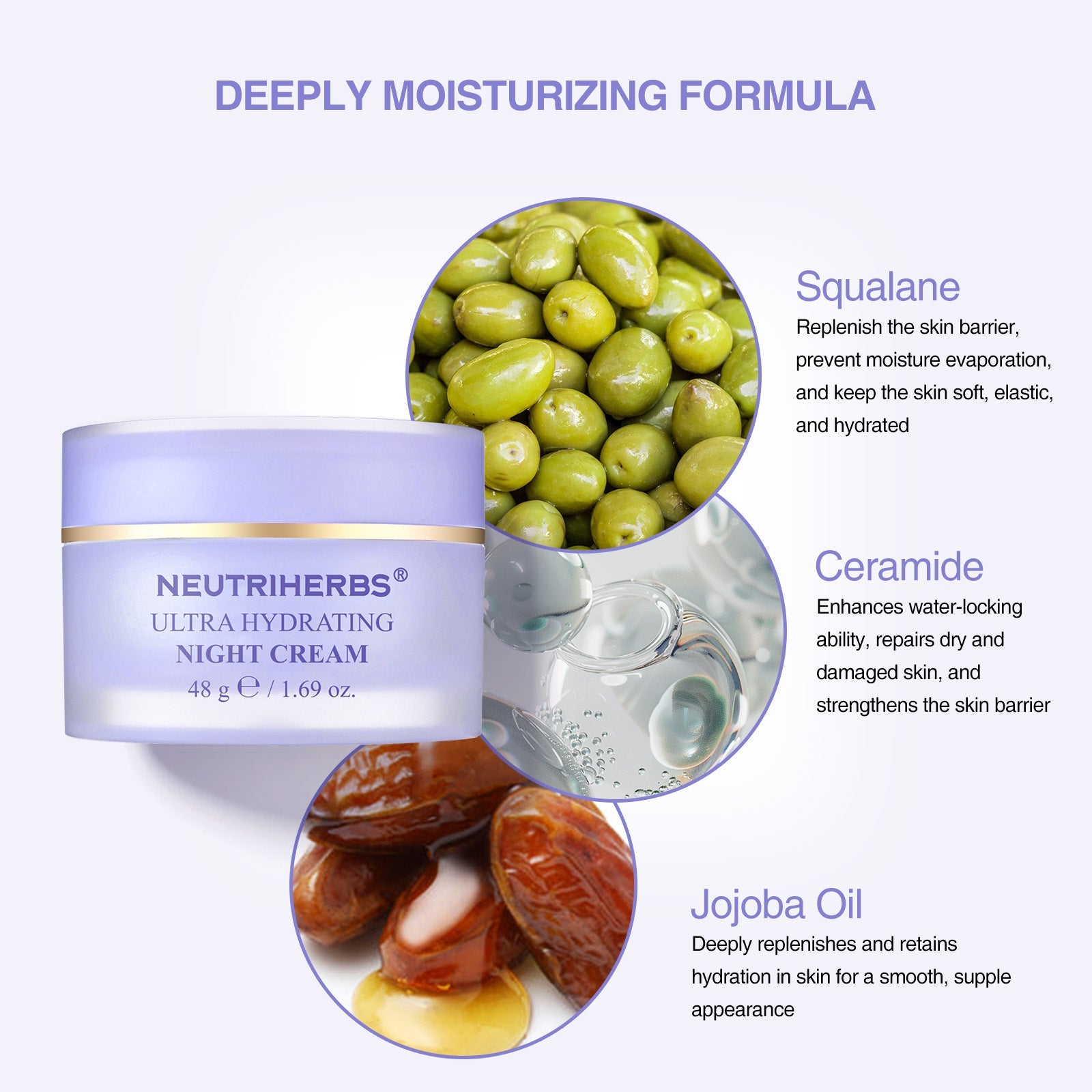 The Best Ultra Hydrating Night Cream For Skin Moisturizing And Repairing