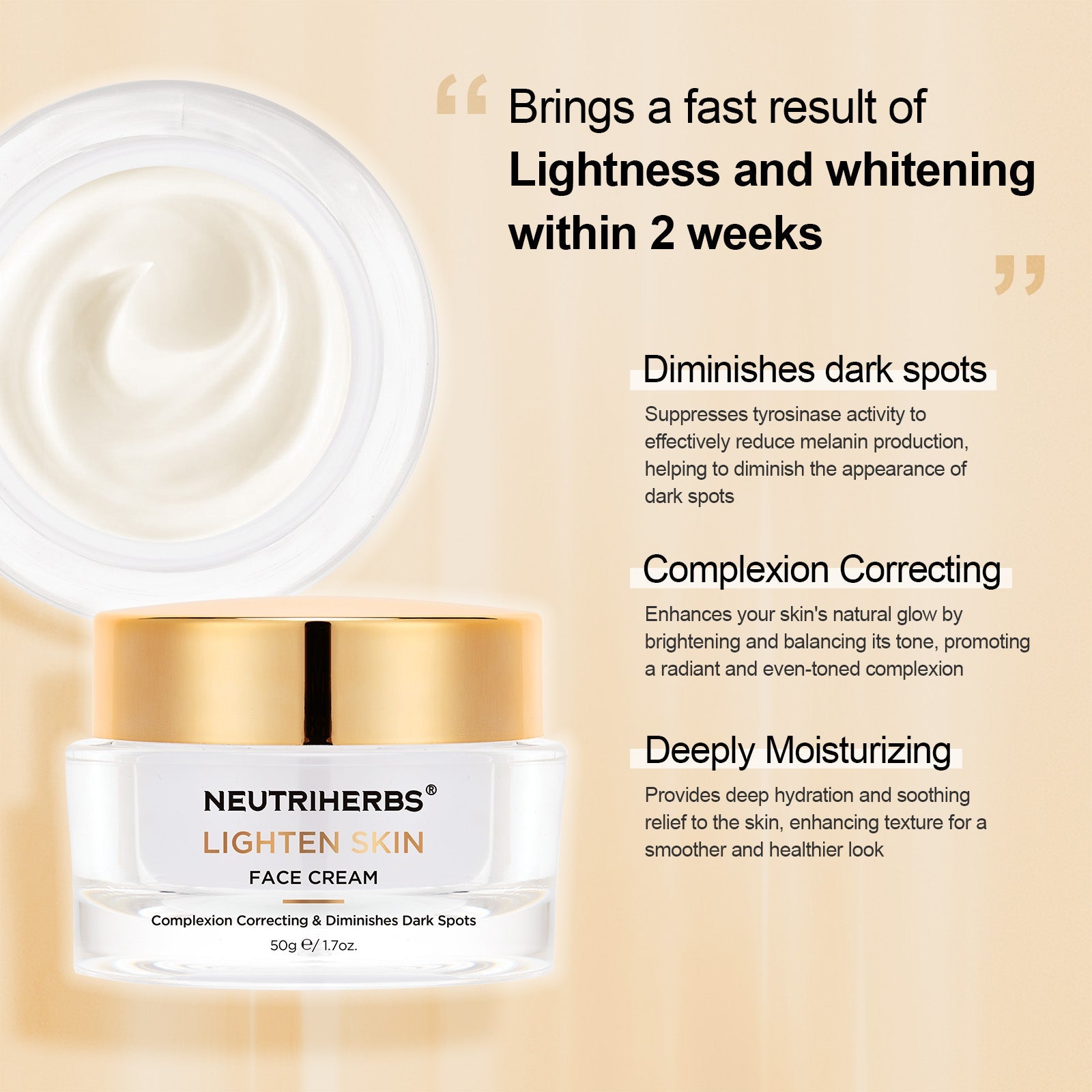 Brightening And Lightening Skin Face Cream For Dark Skin