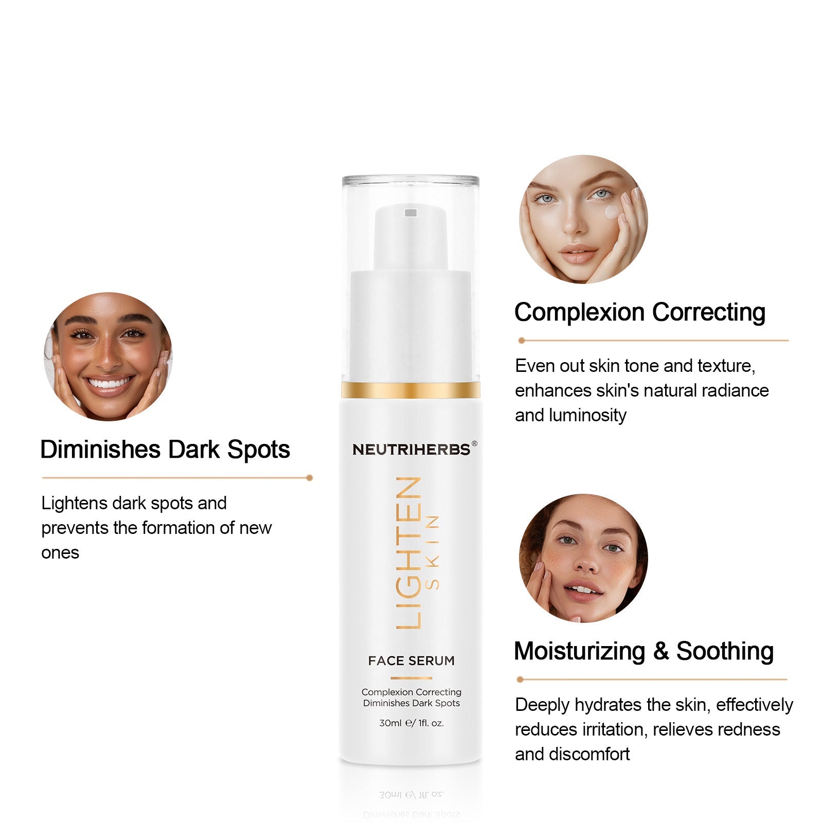 Skin Lightening Serum For Dark & Uneven Tone Skin