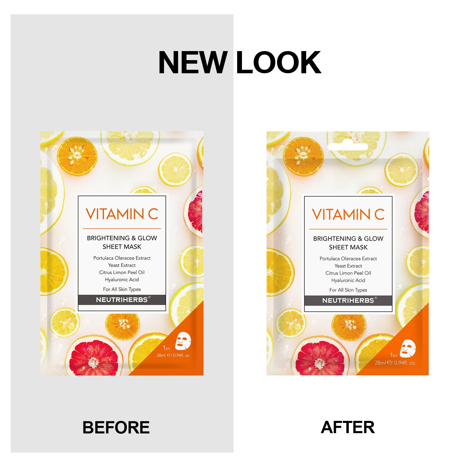 Glowing Vitamin C Facial Mask For Nourishing Skin And Reducing Redness