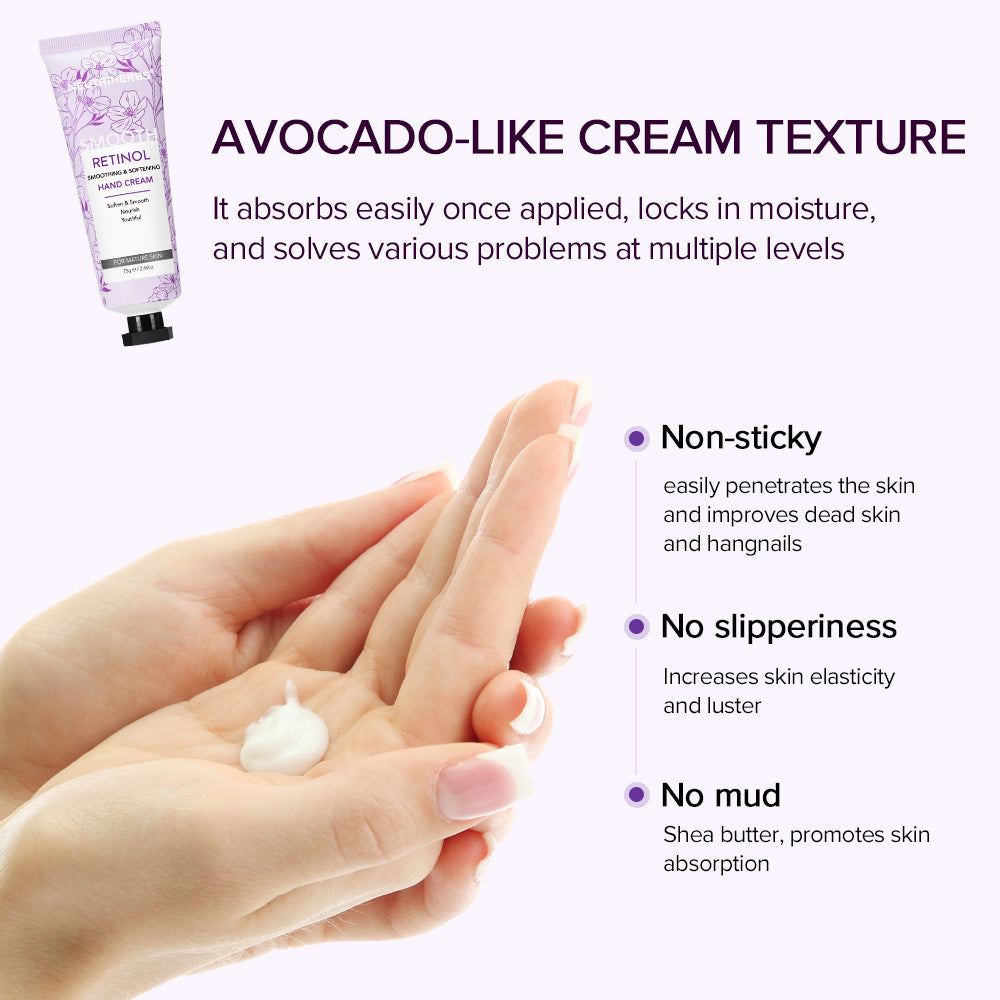 Retinol Anti-Aging Hand Cream With Green Bamboo Scent