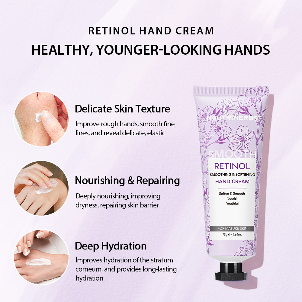 Retinol Anti-Aging Hand Cream With Green Bamboo Scent