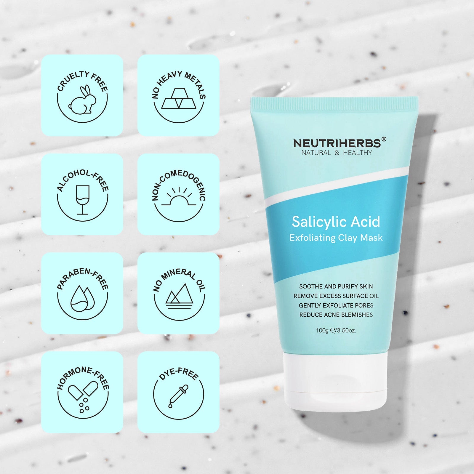 Salicylic Acid Clay Mask For Oily Skin
