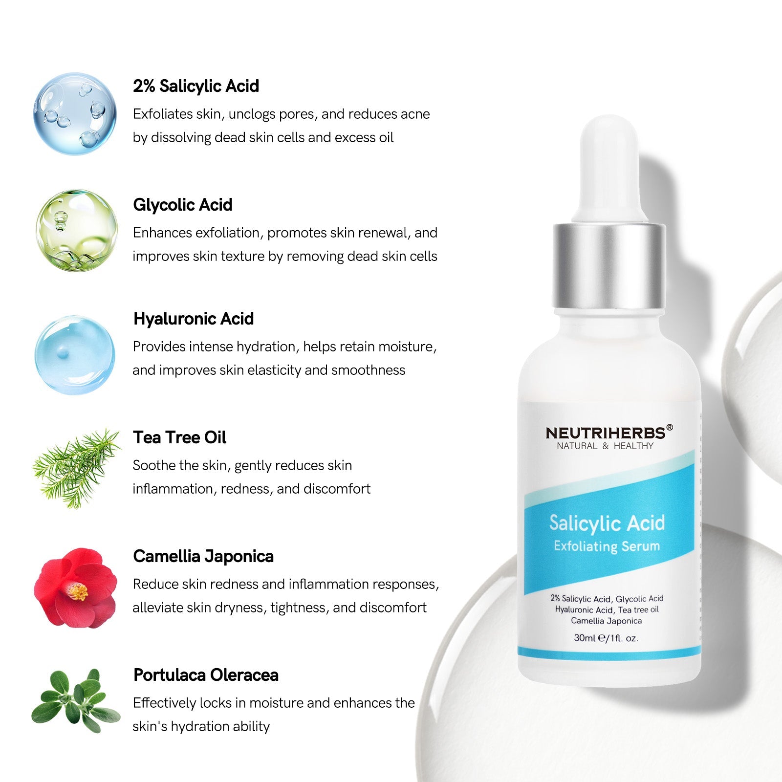 Salicylic Acid Serum For Acne Prone Skin