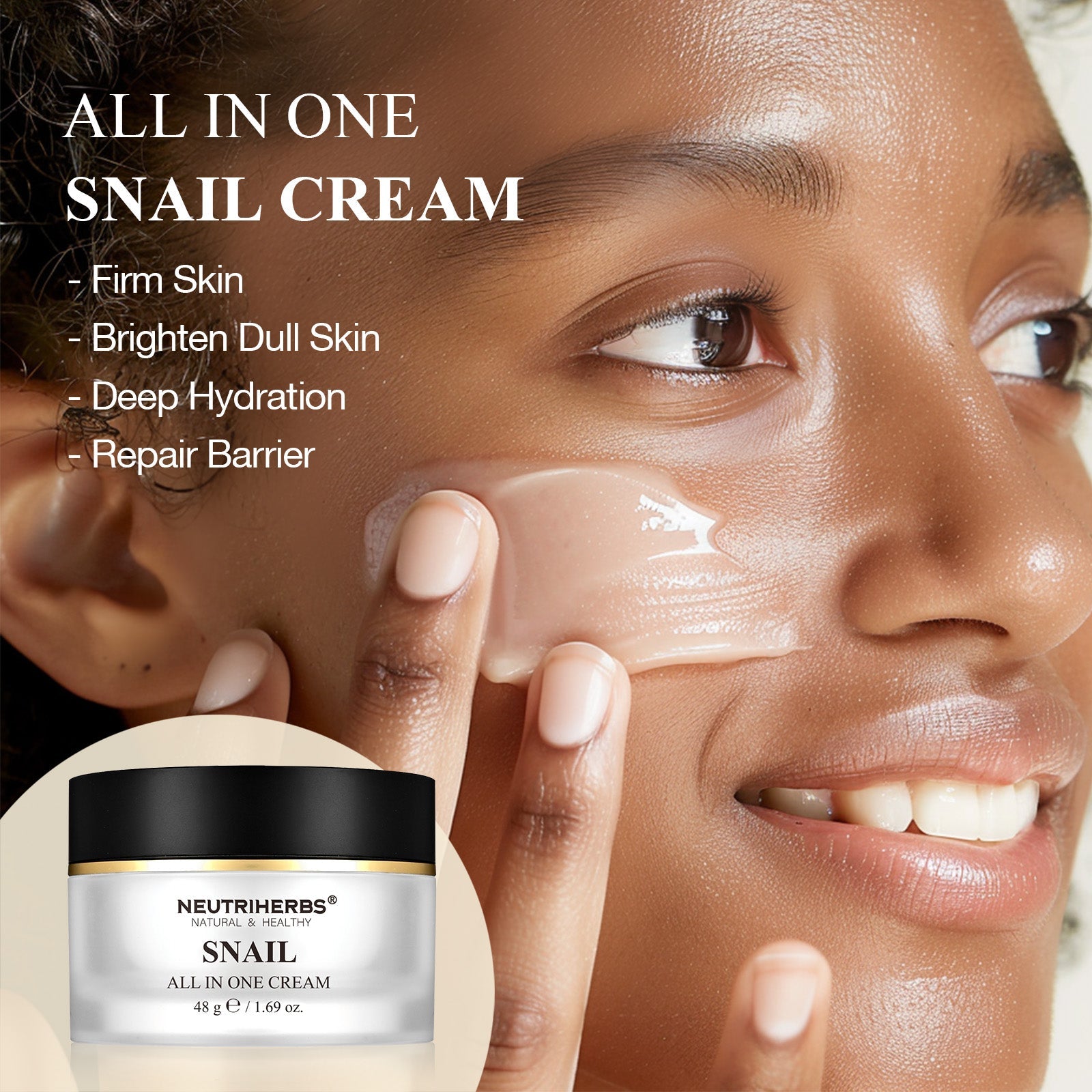 The Best All In One Snail Mucin Cream For Anti-Aging And Skin Repair