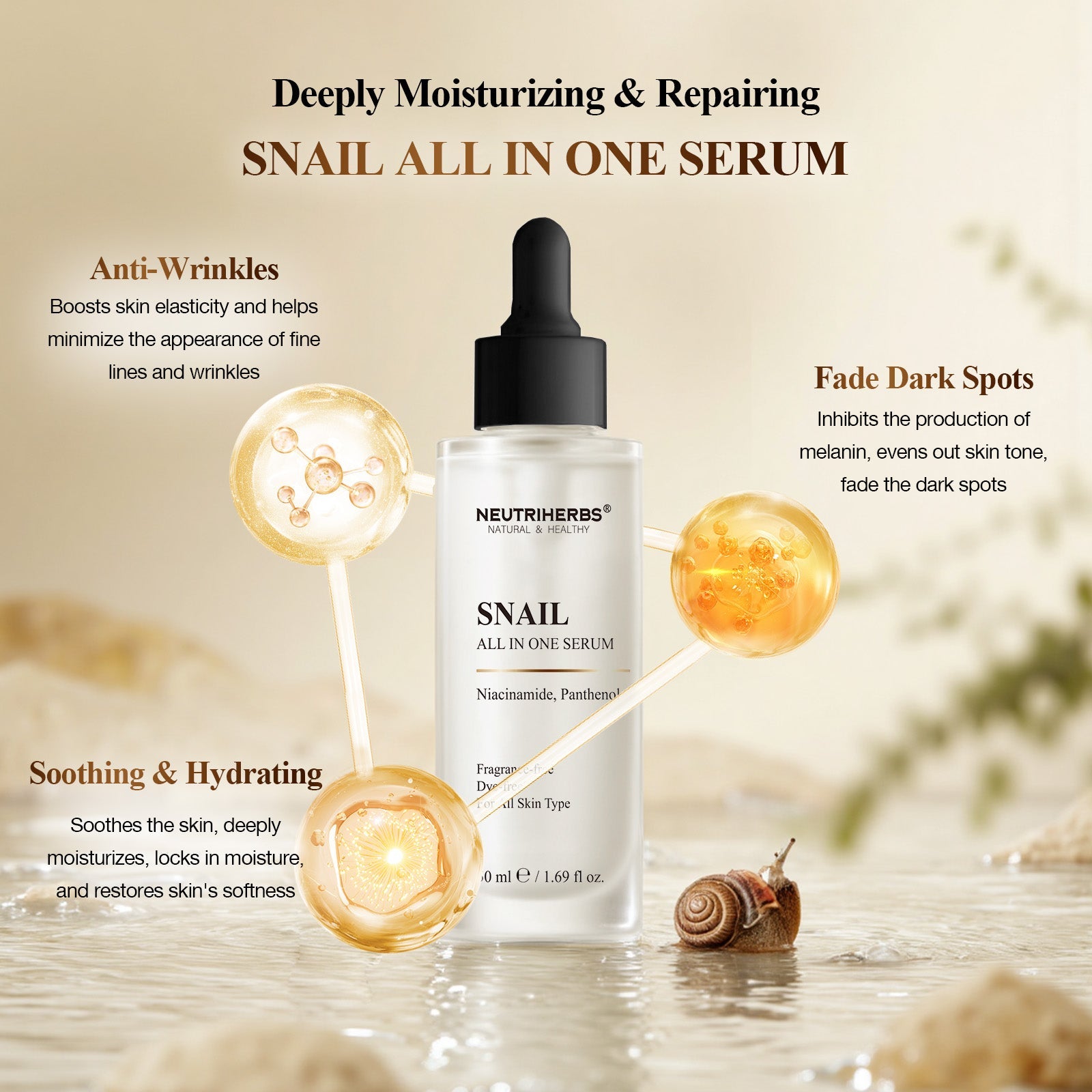The Best All In One Snail Mucin Serum For Anti-Aging And Skin Soothing