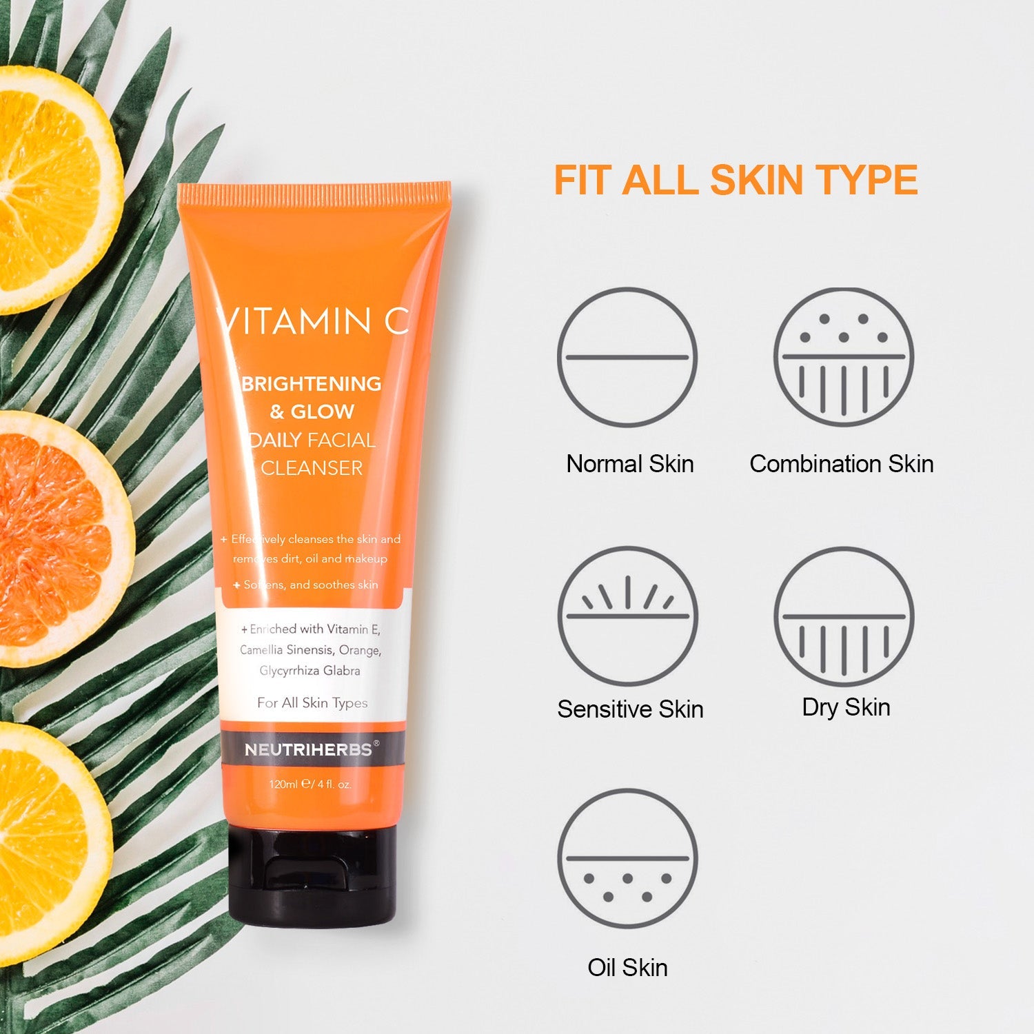 Vitamin C Face Cleanser Soothes And Purifies For Super Clean