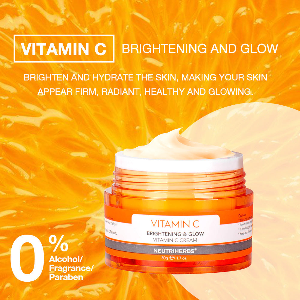 Vitamin C Brightening and Glow Cream For Antioxidant And Skin Radiant
