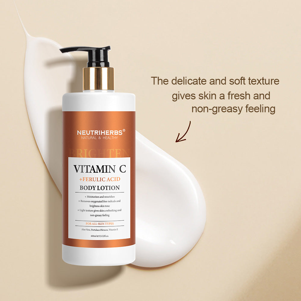 Vitamin C Body Lotion For Brightening With Ferulic Acid