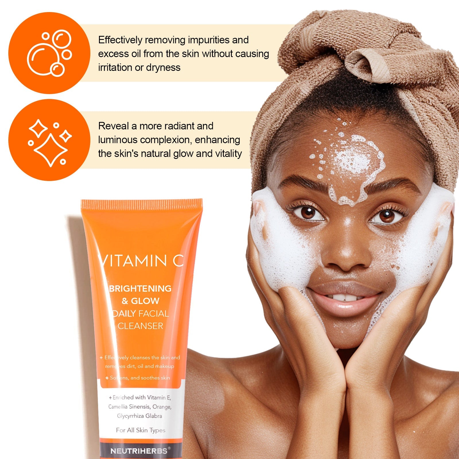 Vitamin C Face Cleanser Soothes And Purifies For Super Clean