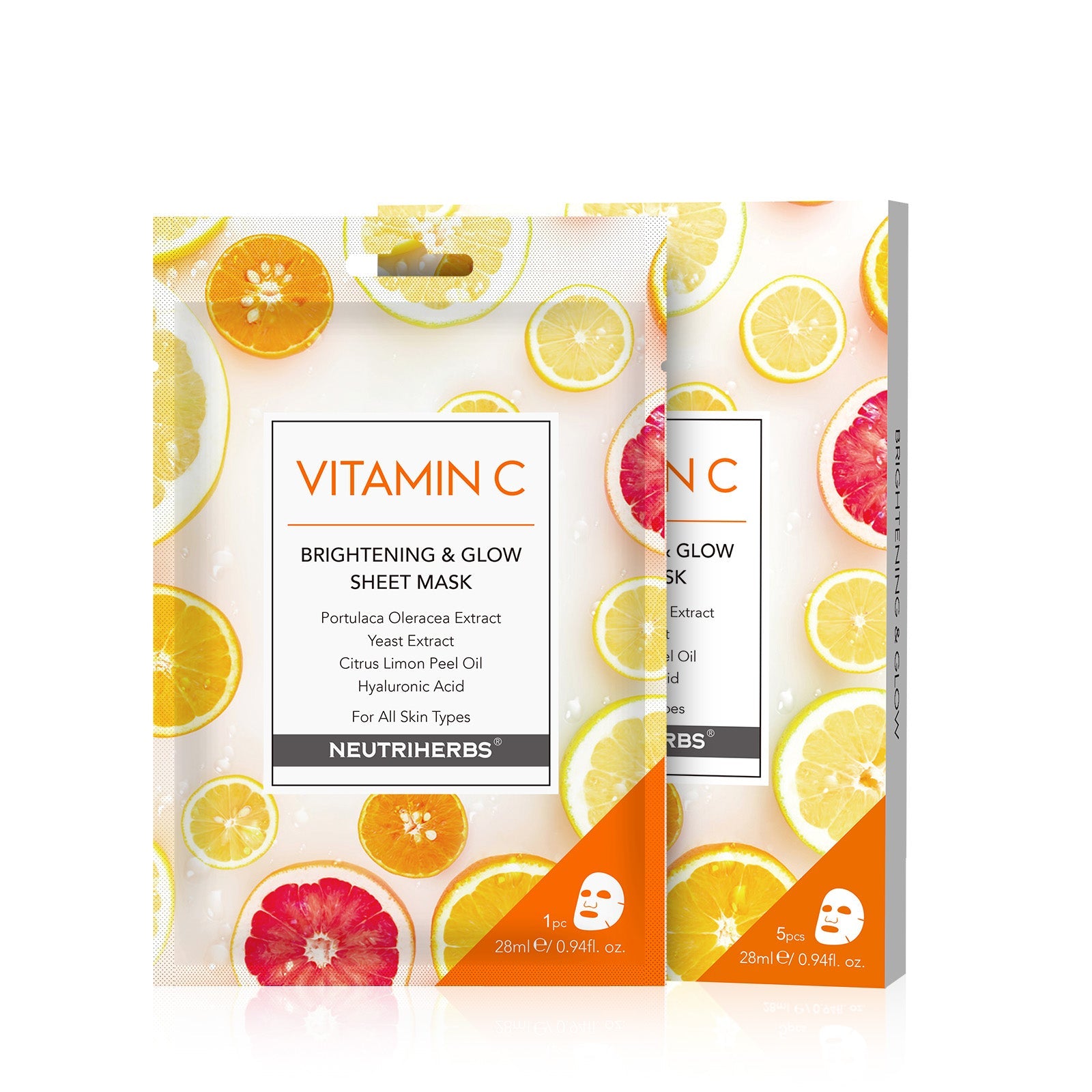 Glowing Vitamin C Facial Mask For Nourishing Skin And Reducing Redness