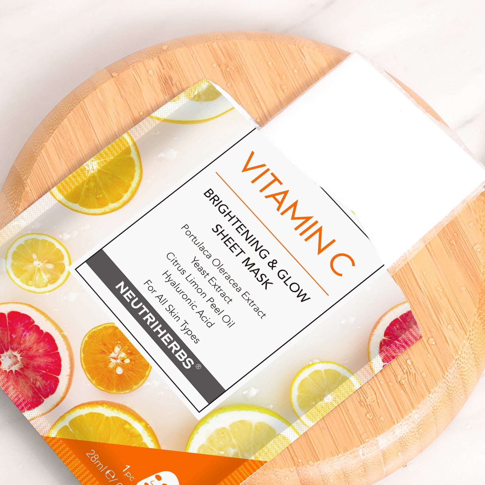 Glowing Vitamin C Facial Mask For Nourishing Skin And Reducing Redness