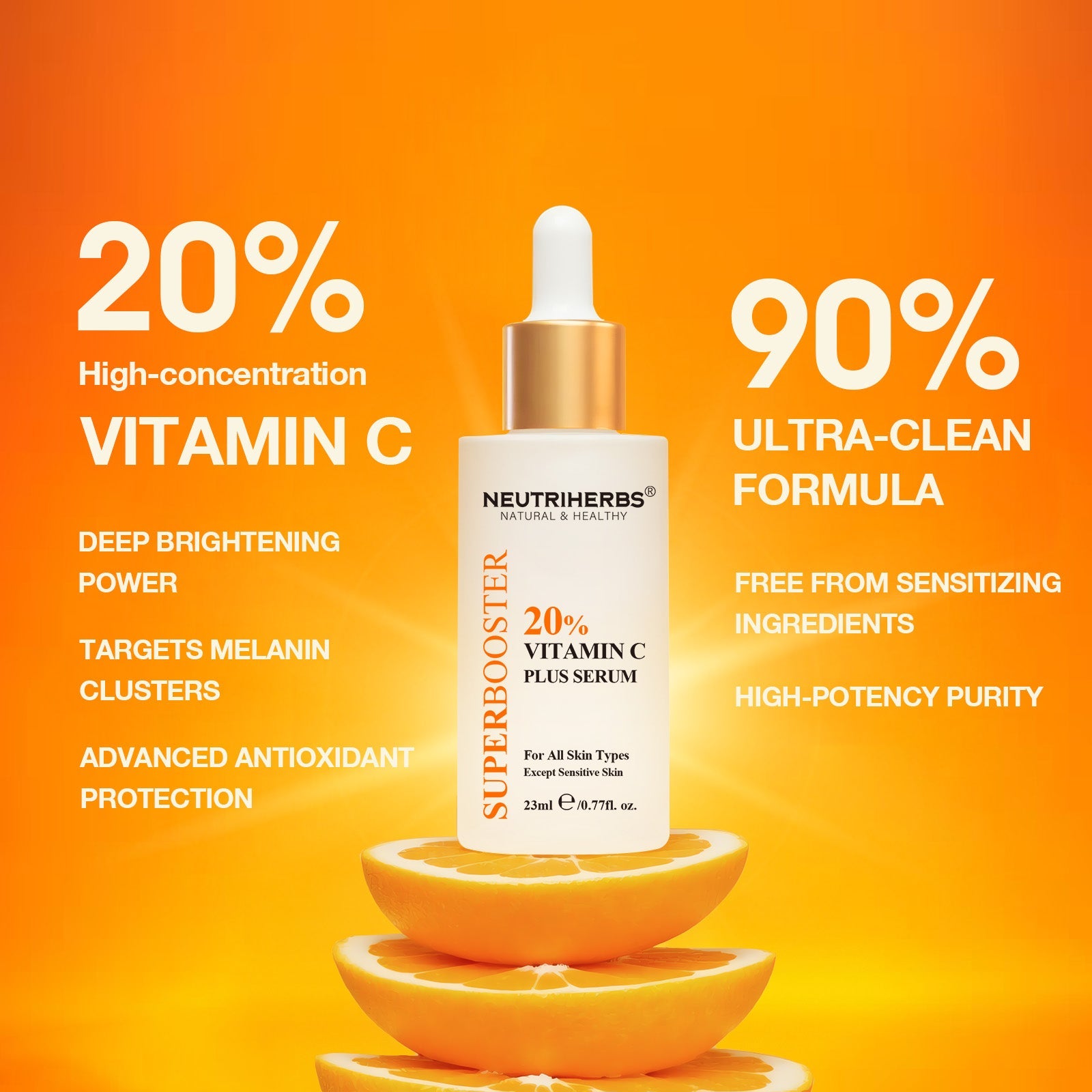 Super Booster Vitamin C Plus Brightening Serum (20% VC)