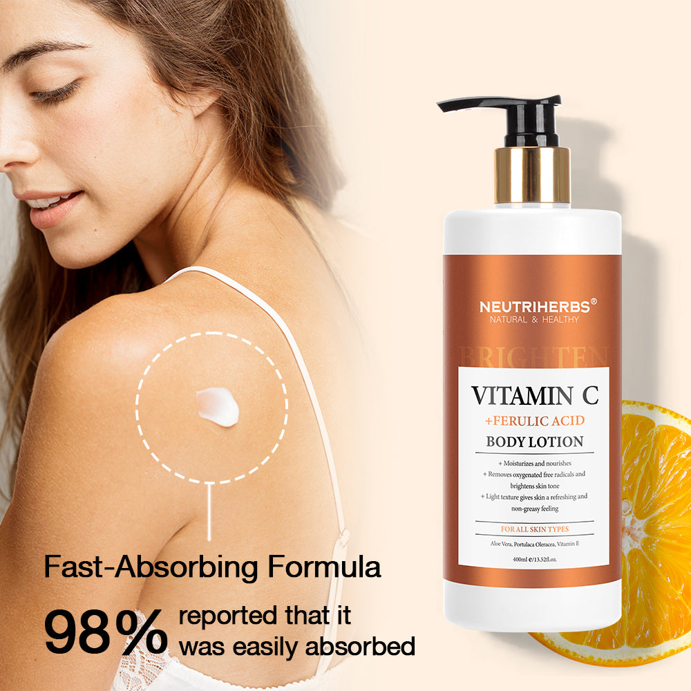 Vitamin C Body Lotion For Brightening With Ferulic Acid