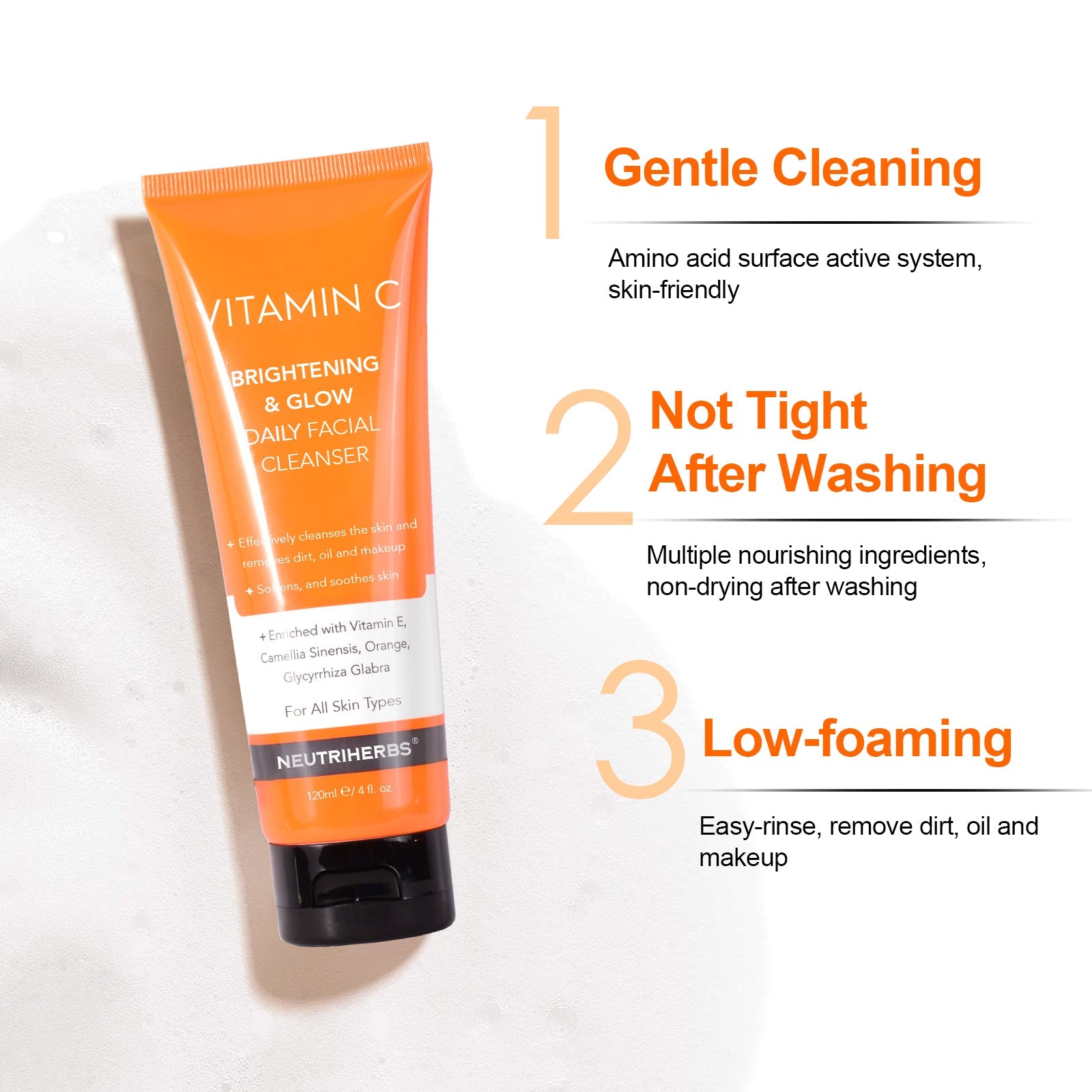 Vitamin C Face Cleanser Soothes And Purifies For Super Clean