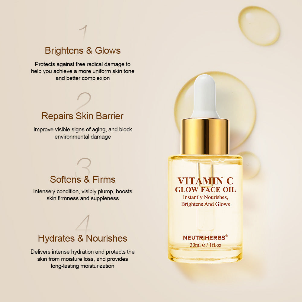 Vitamin C Instantly Nourishes Face Oil For Skin Glowing