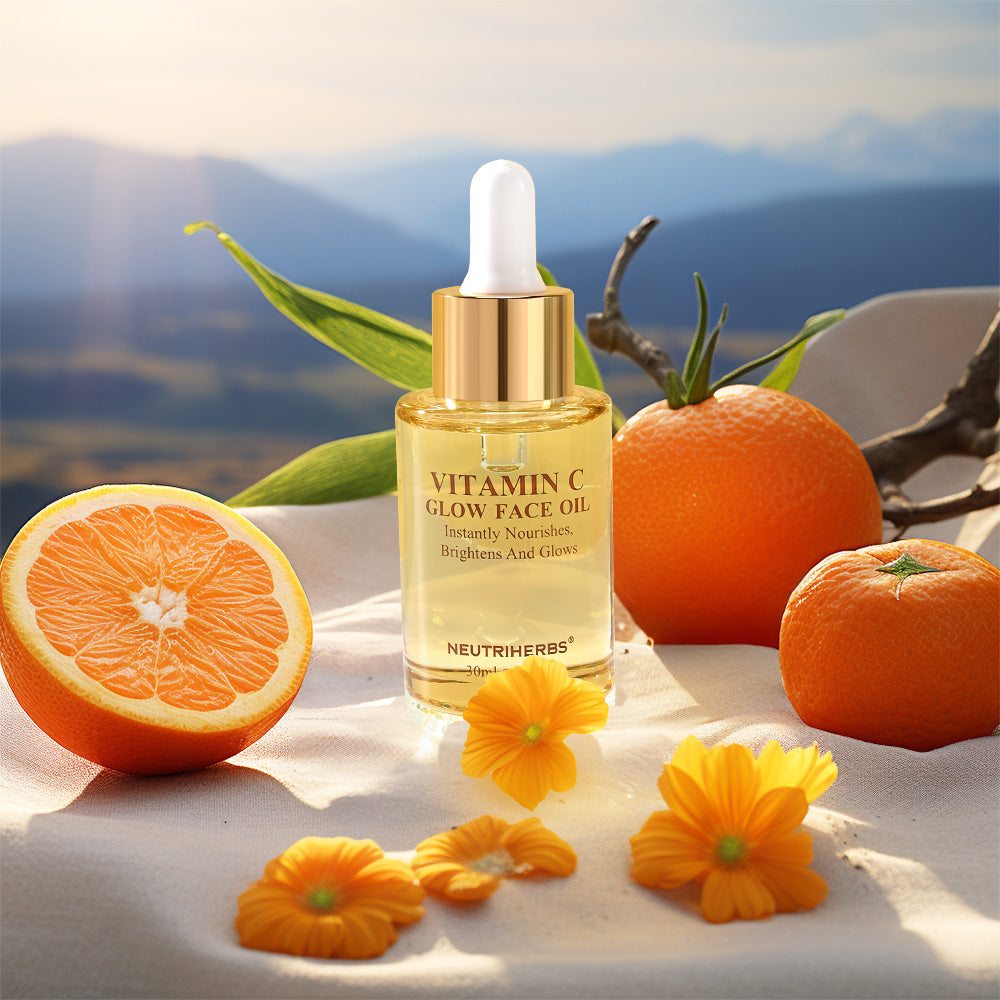 Vitamin C Instantly Nourishes Face Oil For Skin Glowing