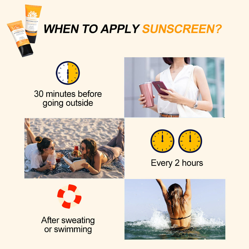 Vitamin C Sunscreen SPF50 With Double UV Protection